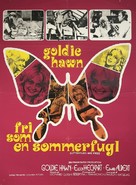 Butterflies Are Free - Danish Movie Poster (xs thumbnail)