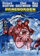 Where Eagles Dare - Danish Movie Poster (xs thumbnail)