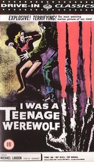 I Was a Teenage Werewolf - British VHS movie cover (xs thumbnail)