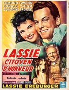 Challenge to Lassie - Belgian Movie Poster (xs thumbnail)