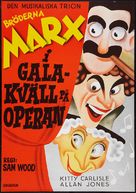 A Night at the Opera - Swedish Movie Poster (xs thumbnail)
