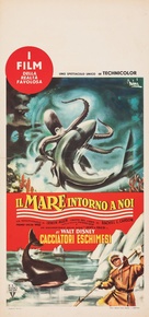 The Sea Around Us - Italian Movie Poster (xs thumbnail)