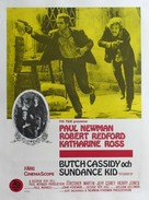 Butch Cassidy and the Sundance Kid - Swedish Movie Poster (xs thumbnail)