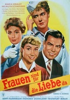 Frauen sind f&uuml;r die Liebe da - German Movie Poster (xs thumbnail)