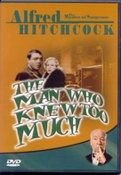 The Man Who Knew Too Much - DVD movie cover (xs thumbnail)