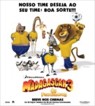 Madagascar 3: Europe&#039;s Most Wanted - Brazilian Movie Poster (xs thumbnail)