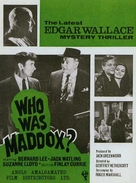 Who Was Maddox? - British Movie Poster (xs thumbnail)