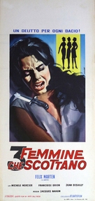 Le Saint m&egrave;ne la danse - Italian Movie Poster (xs thumbnail)