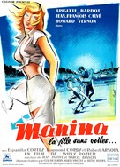 Manina, la fille sans voiles - French Movie Poster (xs thumbnail)