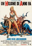 One Million Years B.C. - Italian Movie Poster (xs thumbnail)