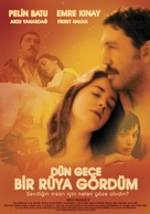 D&uuml;n gece bir r&uuml;ya g&ouml;rd&uuml;m - Turkish Movie Poster (xs thumbnail)