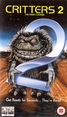 Critters 2: The Main Course - British VHS movie cover (xs thumbnail)
