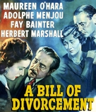 A Bill of Divorcement - Blu-Ray movie cover (xs thumbnail)