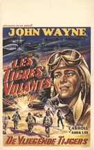 Flying Tigers - Belgian Movie Poster (xs thumbnail)