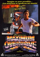 Maximum Overdrive - Spanish Movie Poster (xs thumbnail)