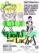Les lions sont l&acirc;ch&eacute;s - French Movie Poster (xs thumbnail)