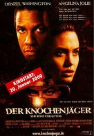 The Bone Collector - German Movie Poster (xs thumbnail)