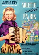 Arlette erobert Paris - German Movie Poster (xs thumbnail)