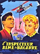 L&#039;inspecteur aime la bagarre - French Movie Poster (xs thumbnail)