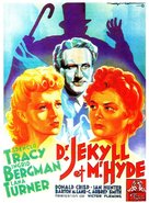 Dr. Jekyll and Mr. Hyde - French Movie Poster (xs thumbnail)