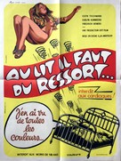 Das s&uuml;ndige Bett - French Movie Poster (xs thumbnail)