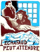 L&#039;&eacute;chafaud peut attendre - French Movie Poster (xs thumbnail)