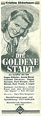 Goldene Stadt, Die - German poster (xs thumbnail)