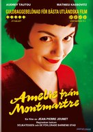 Le fabuleux destin d&#039;Am&eacute;lie Poulain - Swedish Movie Cover (xs thumbnail)
