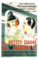 La petite dame du wagon-lit - French Movie Poster (xs thumbnail)