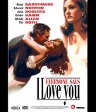 Everyone Says I Love You - Dutch DVD movie cover (xs thumbnail)