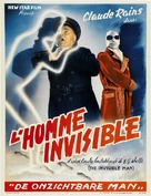 The Invisible Man - Belgian Movie Poster (xs thumbnail)