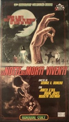Night of the Living Dead - Italian VHS movie cover (xs thumbnail)