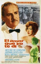 El amor que yo te di - Spanish Movie Poster (xs thumbnail)