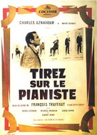 Tirez sur le pianiste - French Movie Poster (xs thumbnail)