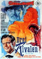 The Tall Men - German Movie Poster (xs thumbnail)