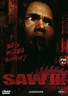 Saw III - German DVD movie cover (xs thumbnail)