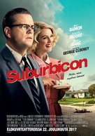 Suburbicon - Finnish Movie Poster (xs thumbnail)
