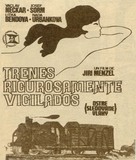 Ostre sledovan&eacute; vlaky - Spanish Movie Poster (xs thumbnail)