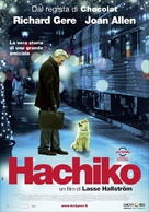 Hachi: A Dog&#039;s Tale - Italian Movie Poster (xs thumbnail)