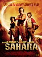 Sahara - Danish Movie Poster (xs thumbnail)