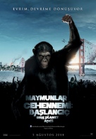 Rise of the Planet of the Apes - Turkish Movie Poster (xs thumbnail)