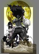 Afro Samurai: Resurrection - Japanese Key art (xs thumbnail)