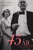 45 Years - Norwegian Movie Poster (xs thumbnail)