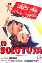 You Belong to Me - Argentinian Movie Poster (xs thumbnail)