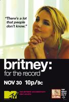 Britney: For the Record - Movie Poster (xs thumbnail)