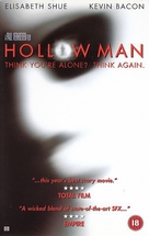 Hollow Man - British VHS movie cover (xs thumbnail)