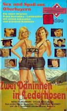 Zwei D&auml;ninnen in Lederhosen - German VHS movie cover (xs thumbnail)
