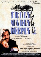 Truly Madly Deeply - French Movie Poster (xs thumbnail)