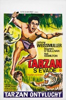 Tarzan Escapes - Belgian Re-release movie poster (xs thumbnail)