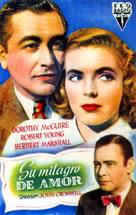 The Enchanted Cottage - Spanish Movie Poster (xs thumbnail)